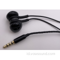 Earbud Stereo Berkabel dengan Mikrofon